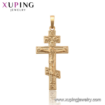 34024 xuping gold cross fashion Environmental Copper religious pendant